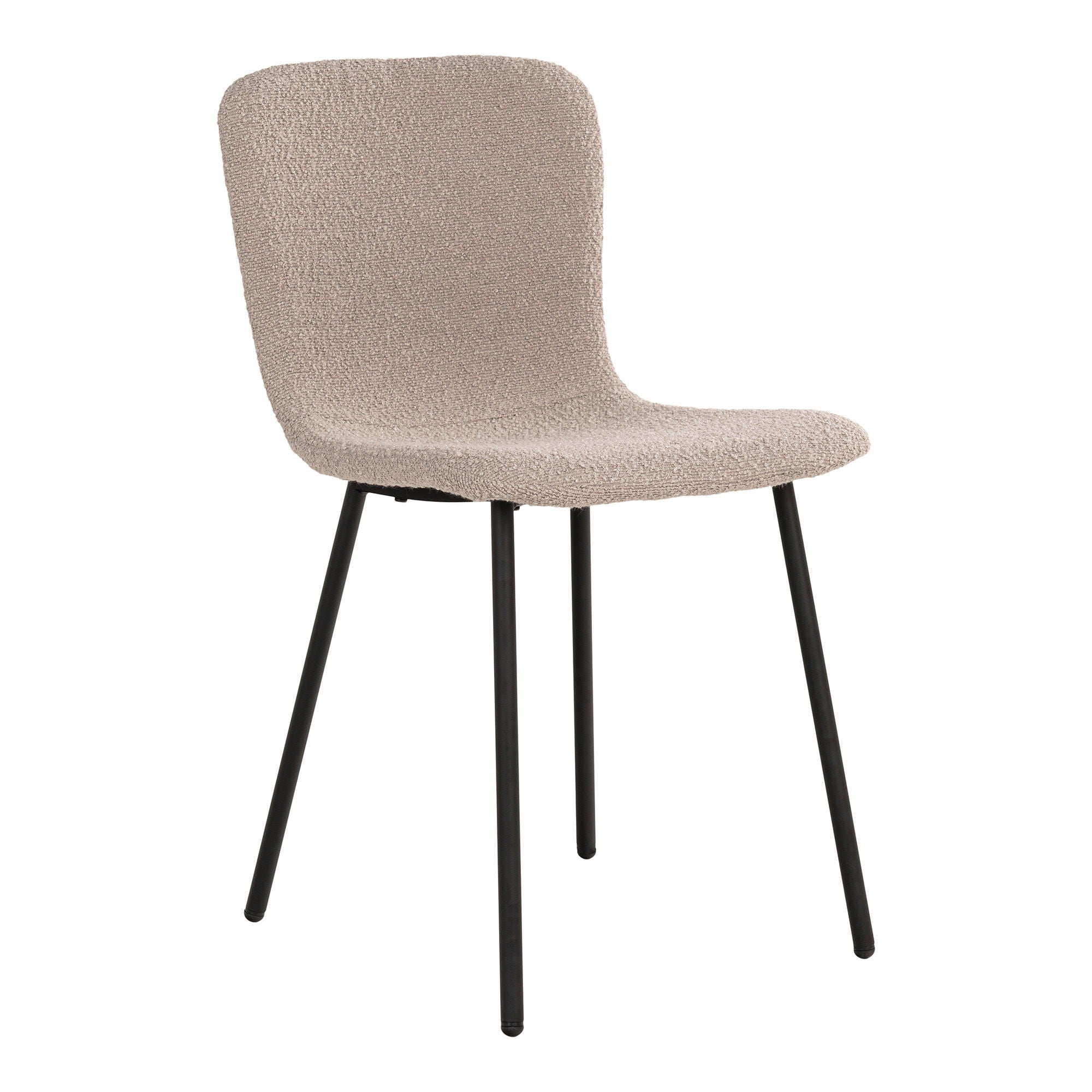 Halden Esszimmerstuhl 2er Set – Stuhl mit Kunstfell, 52,5 × 44,5 × 76,5 cm - Set aus 2 Stühlen