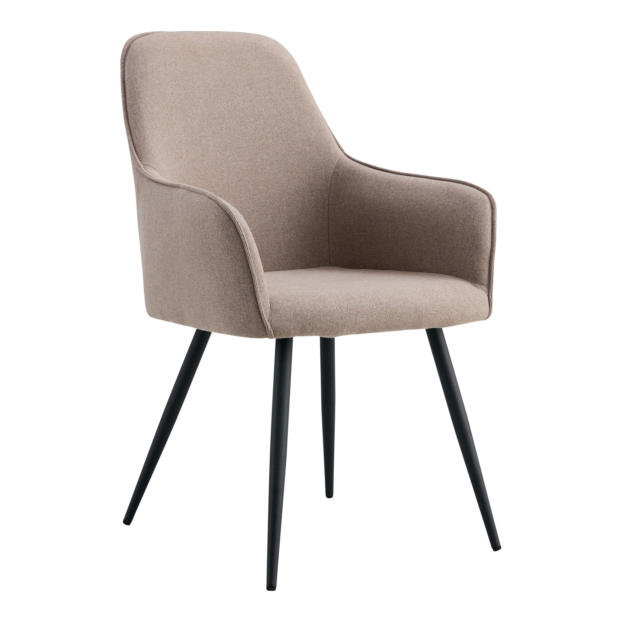 Harbo Esszimmerstuhl 2er Set – in Bouclé, 65 × 57 × 87 cm