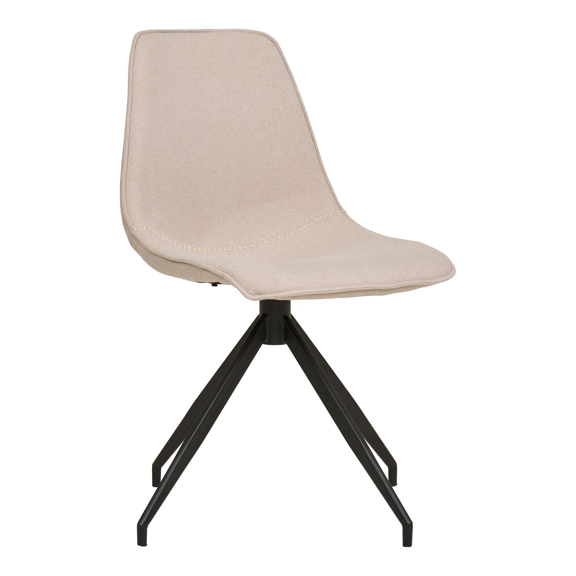 Monaco Esszimmerstuhl 2er Set – Drehstuhl aus Bouclé, 56x48x86 cm