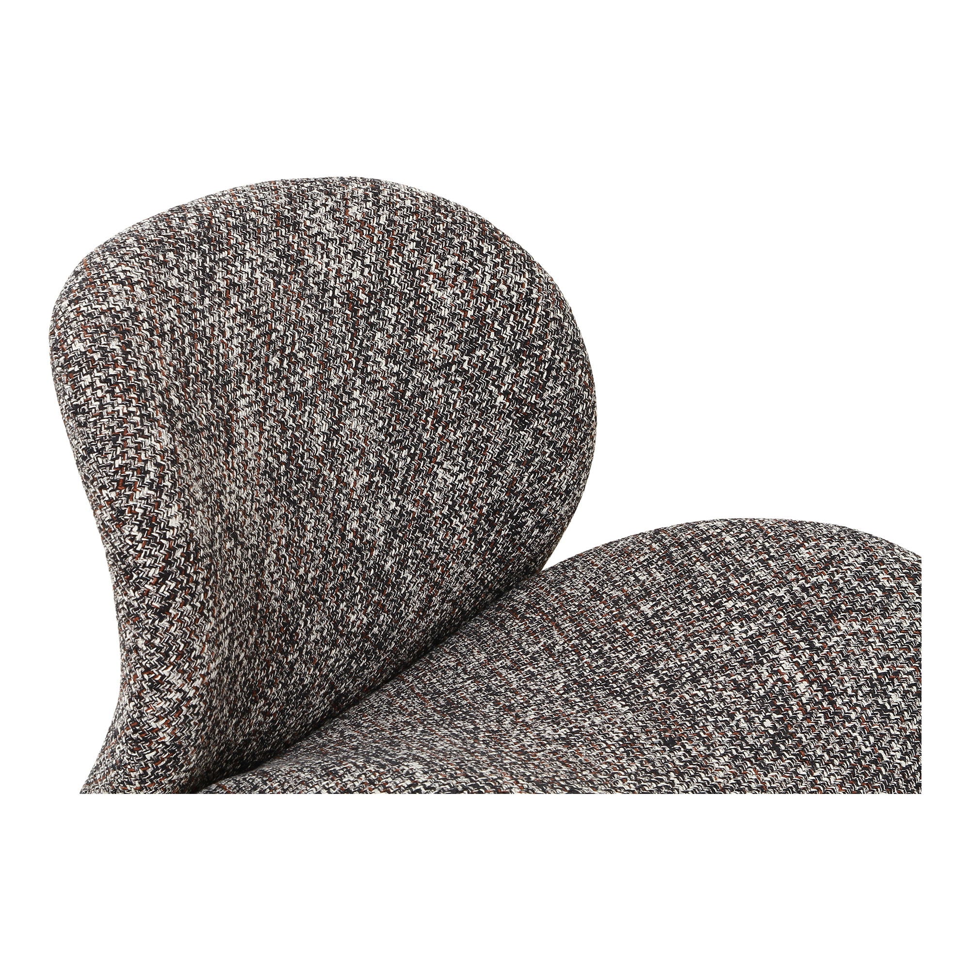 Sofia – Loungesessel, meliert, skulpturales Design, 76 × 84 × 72 cm