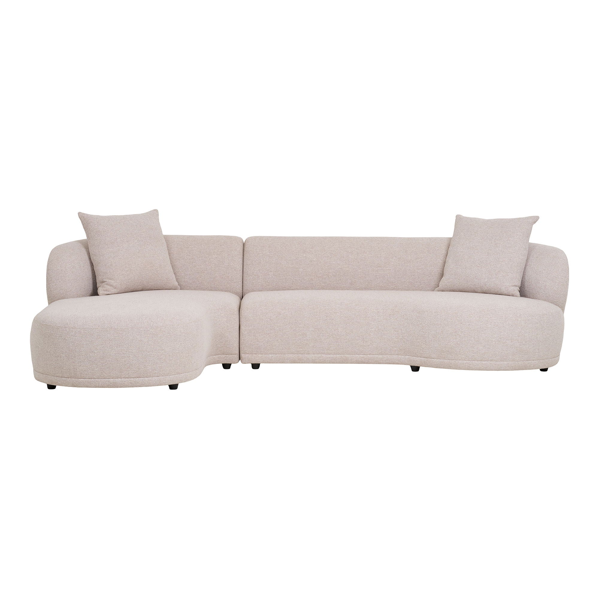 Kingston – Ecksofa mit 2 Kissen, linksseitig, 90/175 × 294 × 69 cm