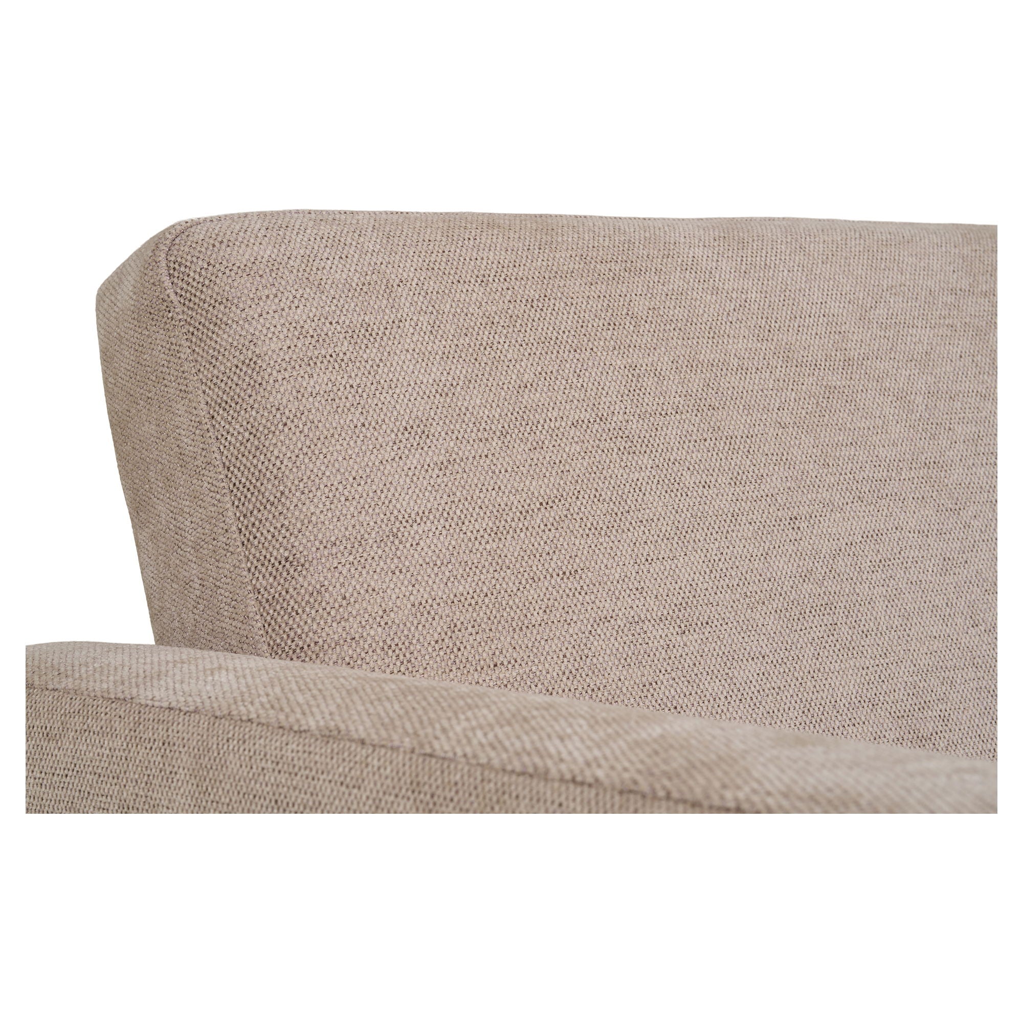 Kells – Schlafsofa, dark sand, natürliche Holzbeine, 208 × 78–102 × 78 cm