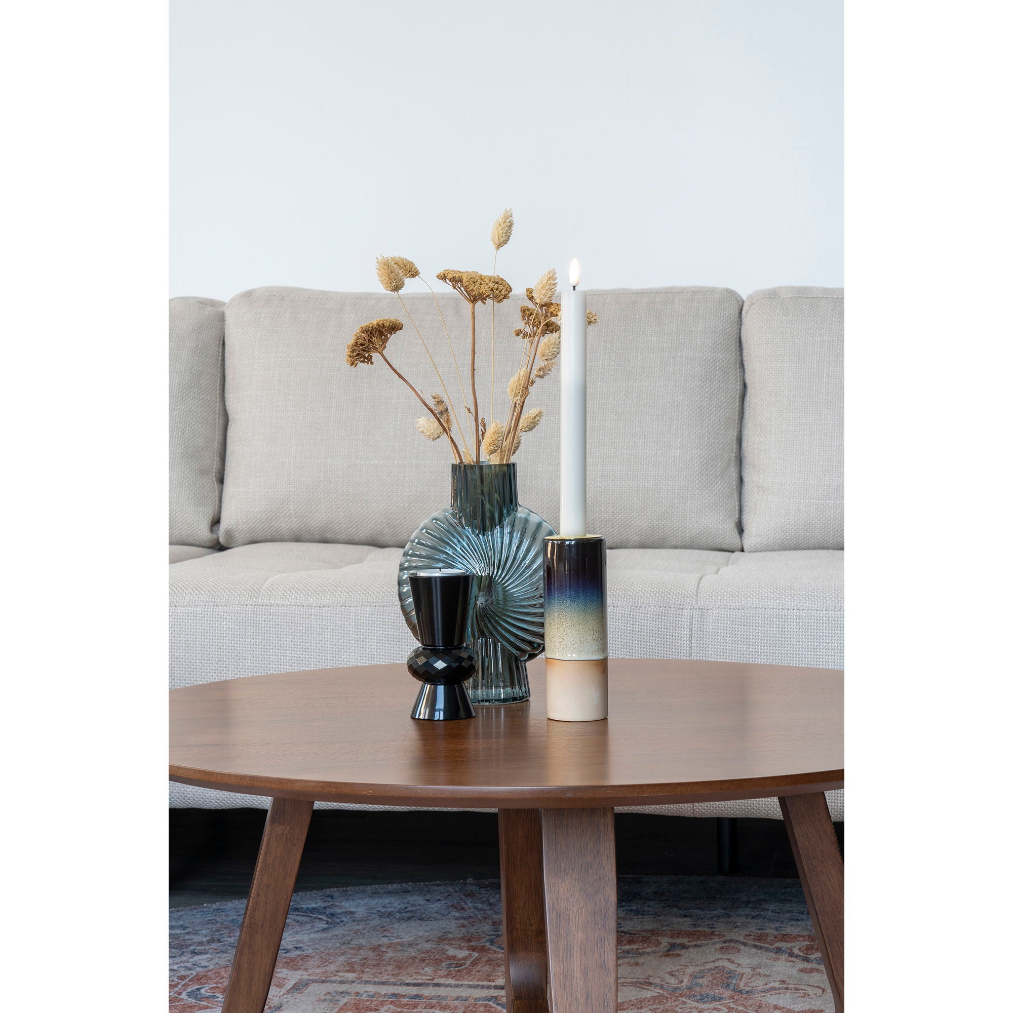 Hellerup – Couchtisch, Nussbaumfurnier, Ø75x36 cm