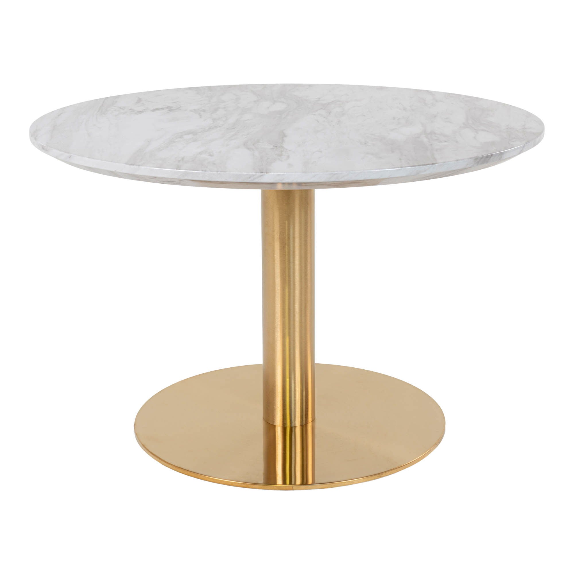 Bolzano – Couchtisch mit Marmoroptik Ø70×45 cm