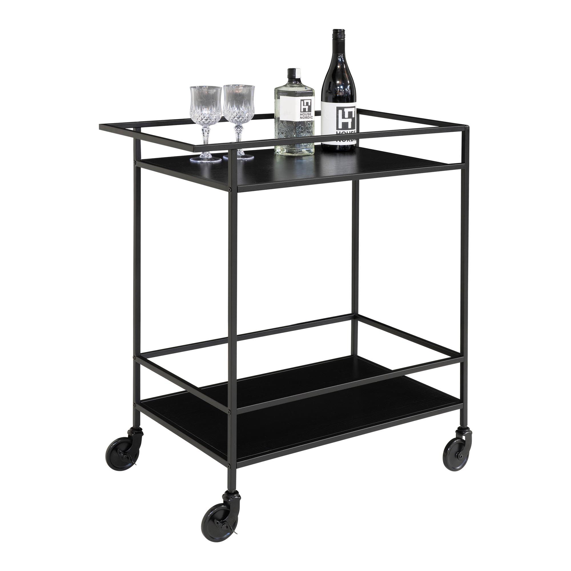 Vita – Servierwagen mit 2 Ablagen, 68×40×79 cm