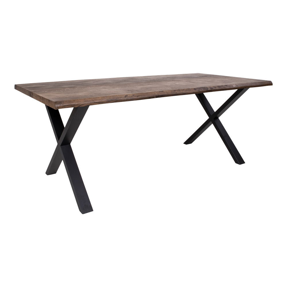 Toulon – Esstisch mit Baumkante, Eiche, 200×95×75 cm