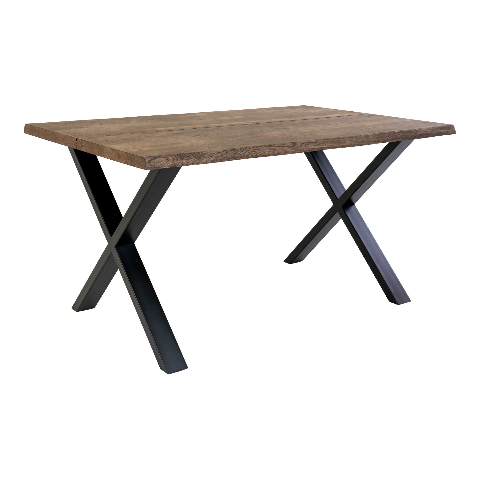 Toulon Dining Table – Esstisch mit Baumkante, 140×95×75 cm
