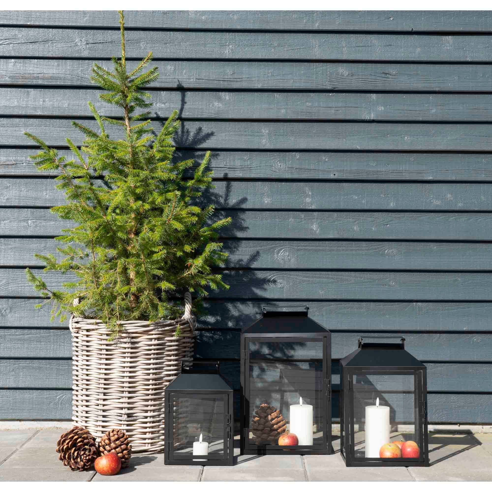 Indo – Körbe aus Kubu Rattan, natur, Set aus 2