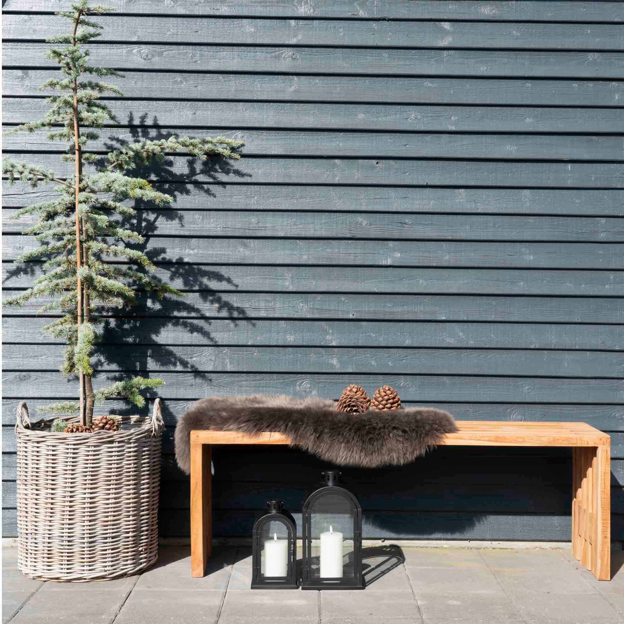 Indo – Körbe aus Kubu Rattan, natur, Set aus 2