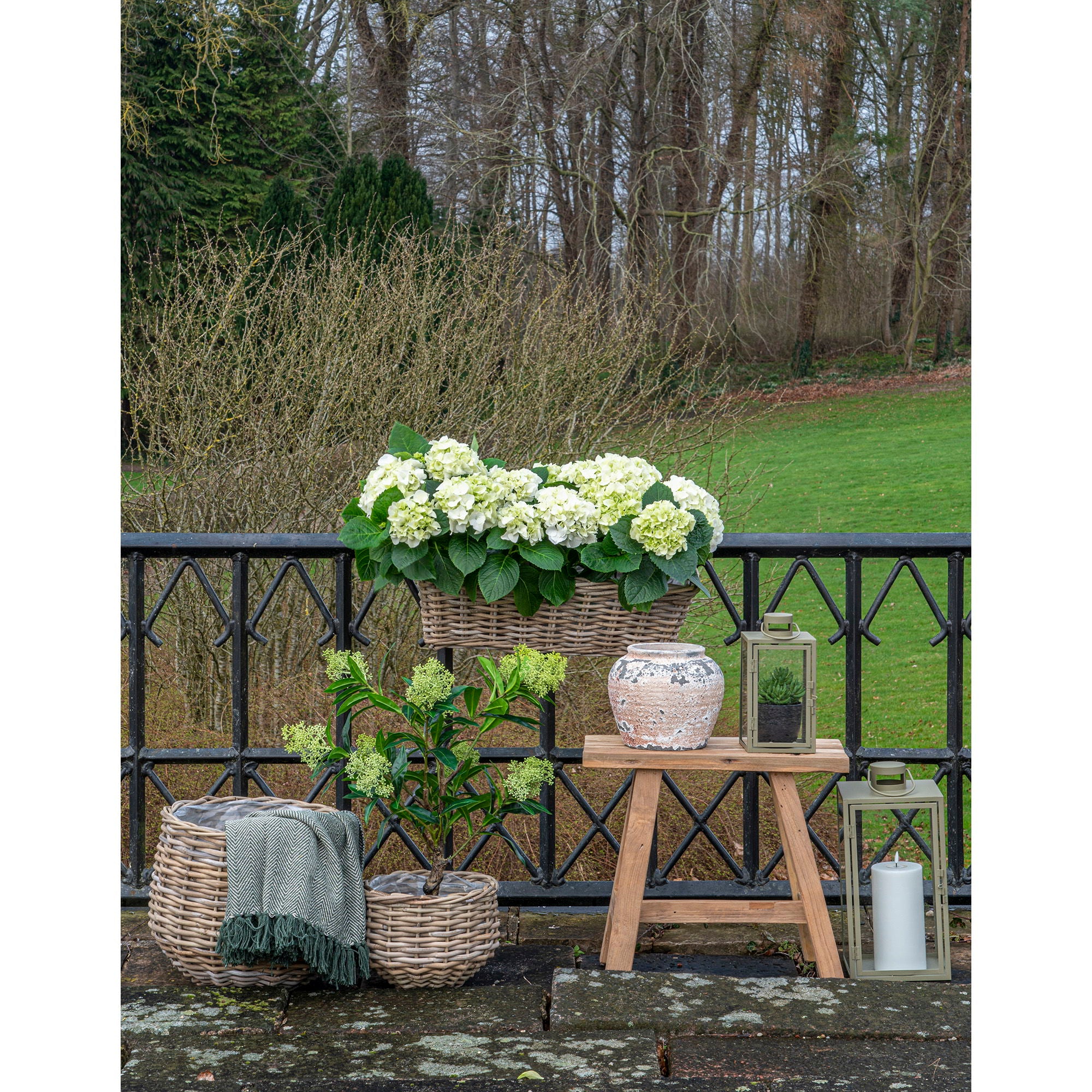 Pulo – Rattankörbe aus Kubu Rattan, natur, 2er-Set