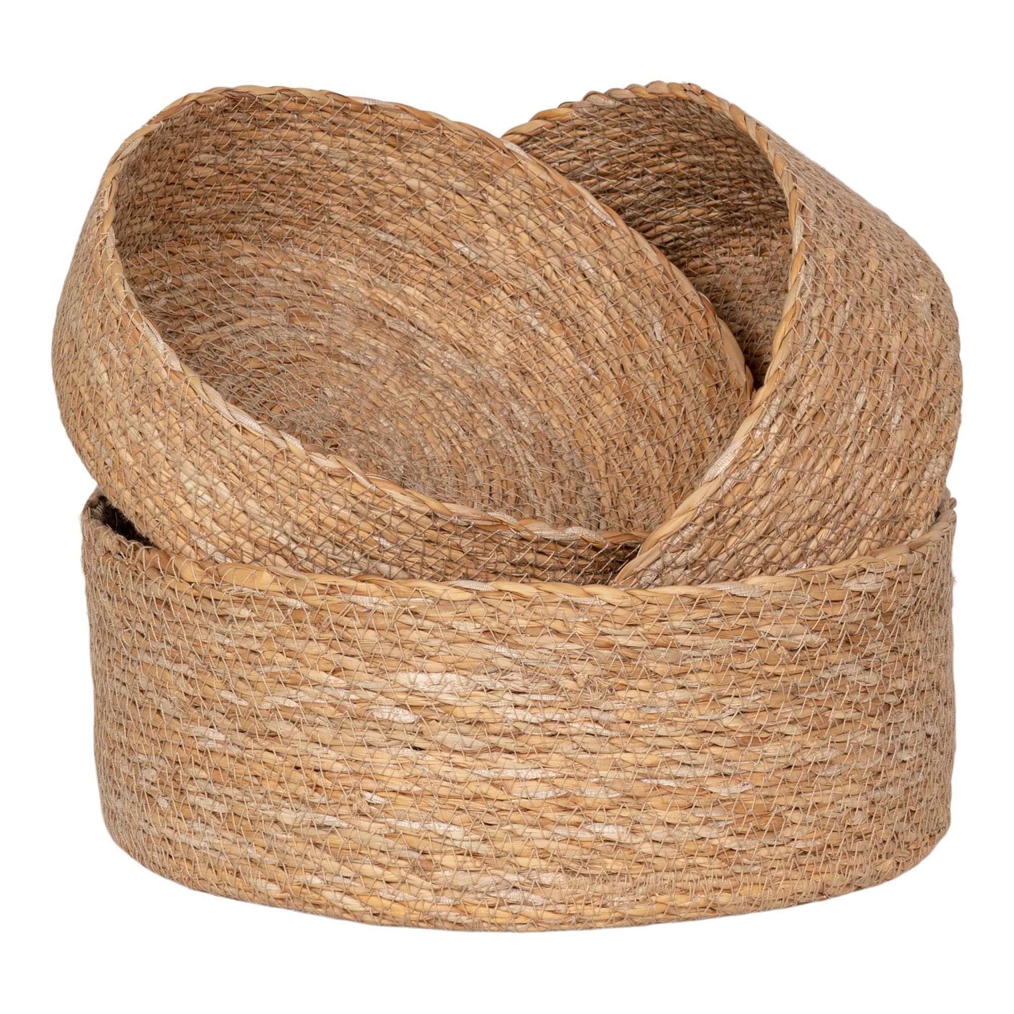 Batam – Aufbewahrungskörbe aus Seegras, natur, Set aus 3