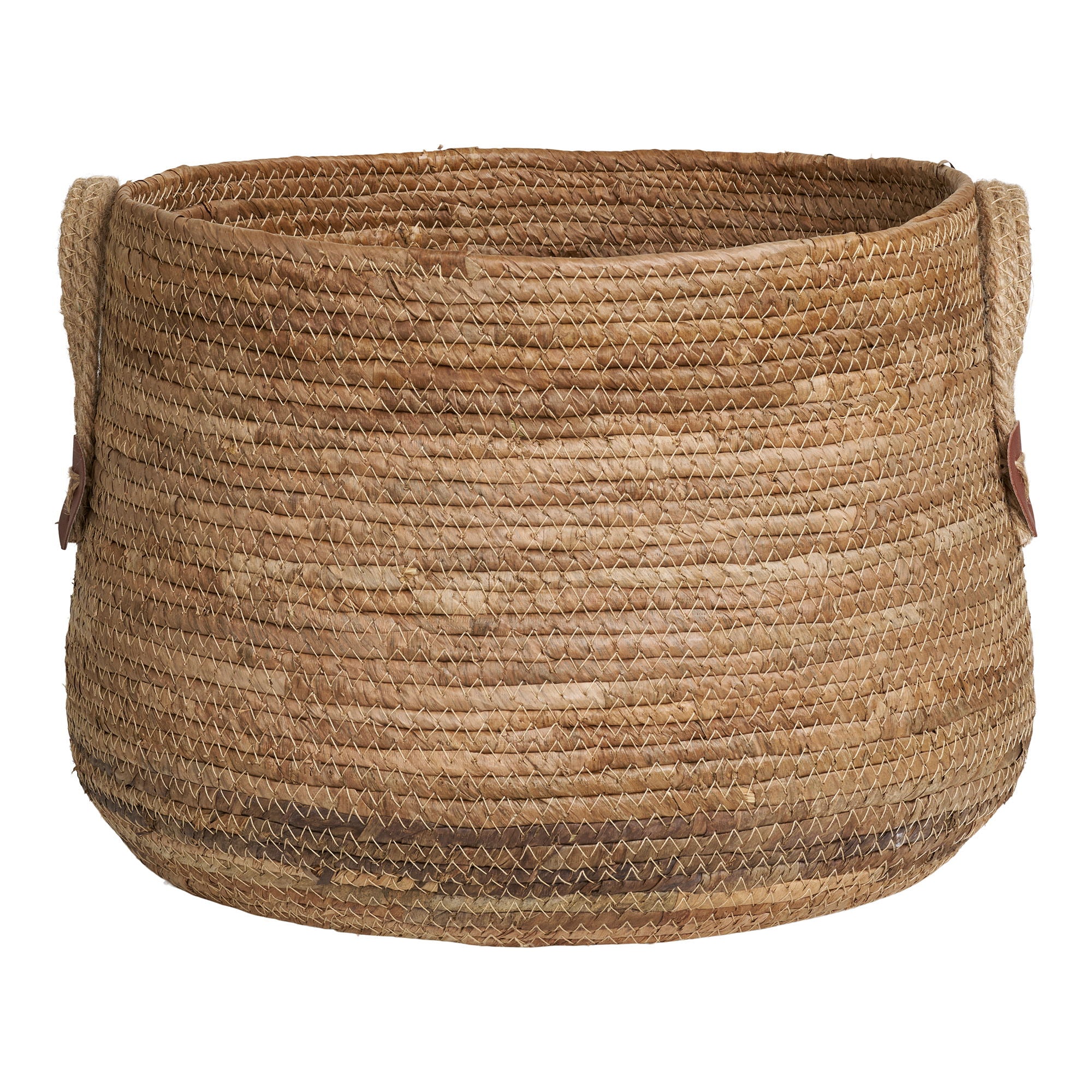Aosta – Aufbewahrungskörbe aus Bananenblatt, natur, Set aus 2