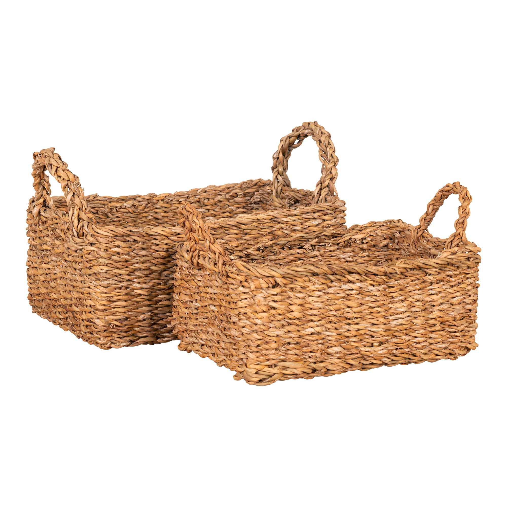 Morella – Korb-Set aus Seegras, natur, 2-teilig