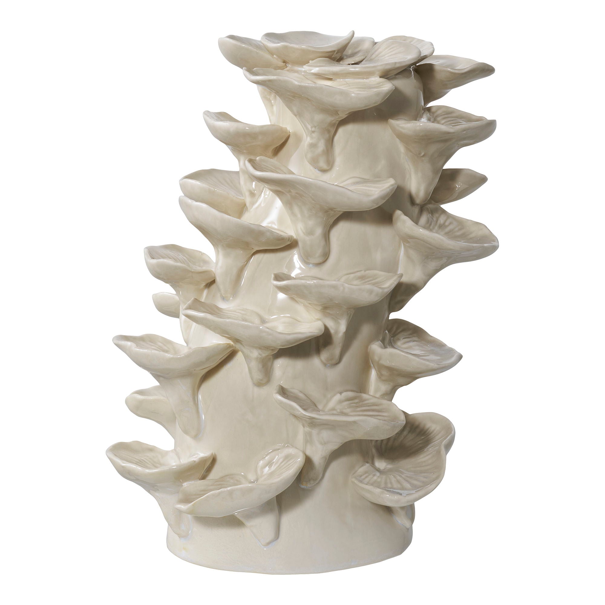 Skulptur “Forma” – Keramik, beige, 18 × 15 × 24 cm