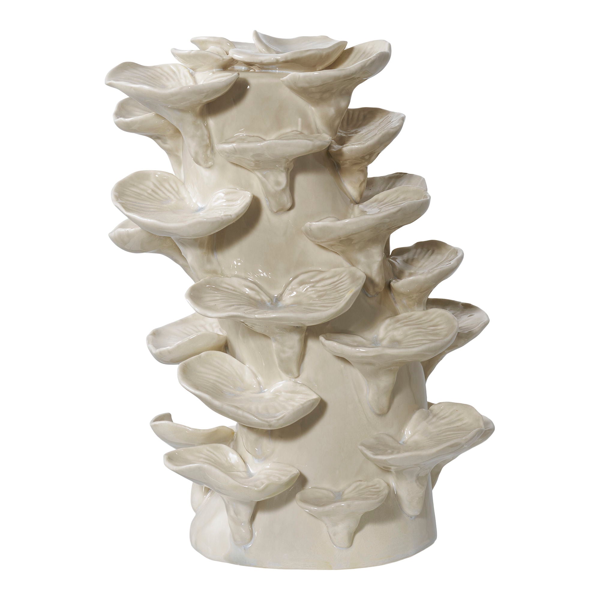 Skulptur “Forma” – Keramik, beige, 18 × 15 × 24 cm