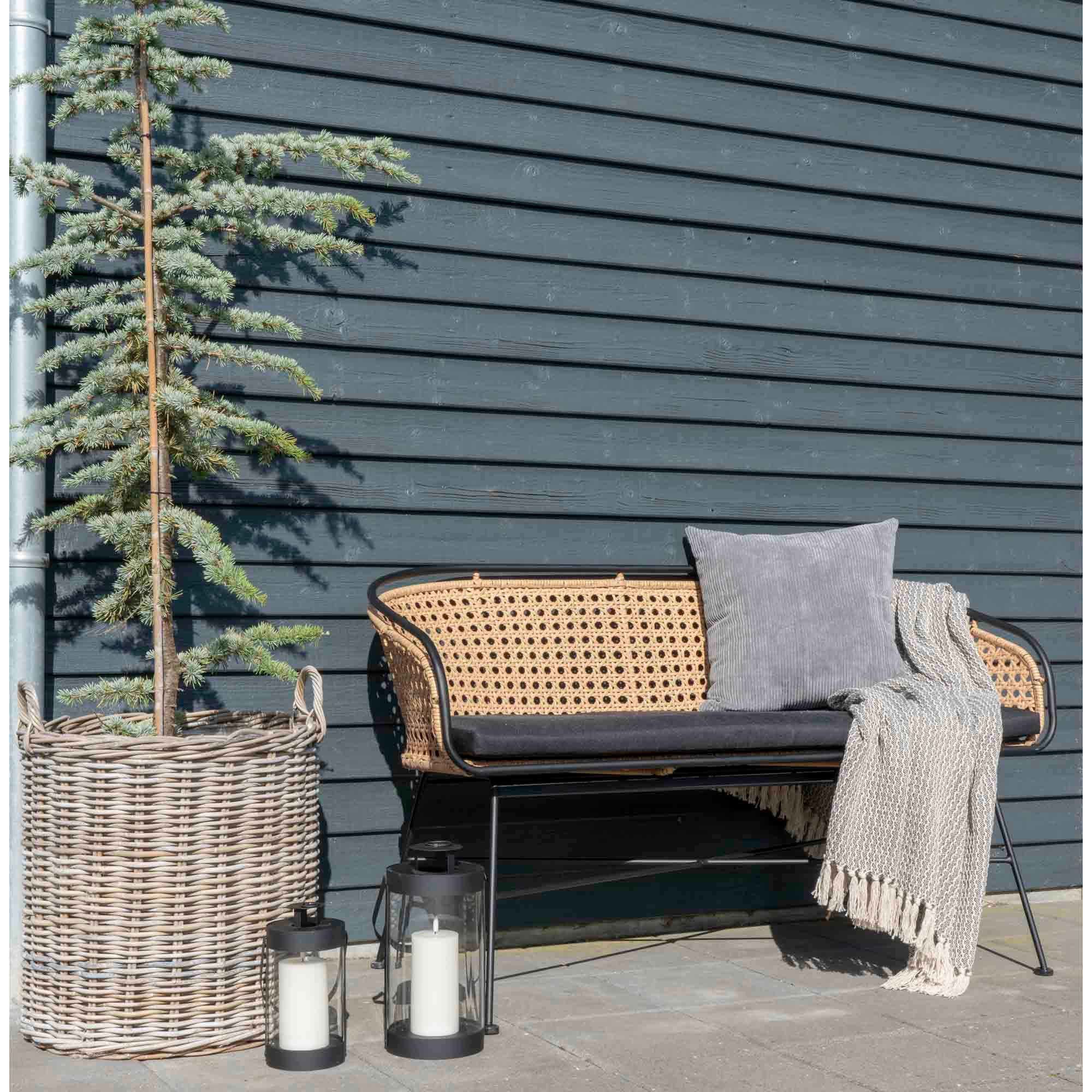 Bondi Laternen – 2er-Set, Stahl & Glas, schwarz