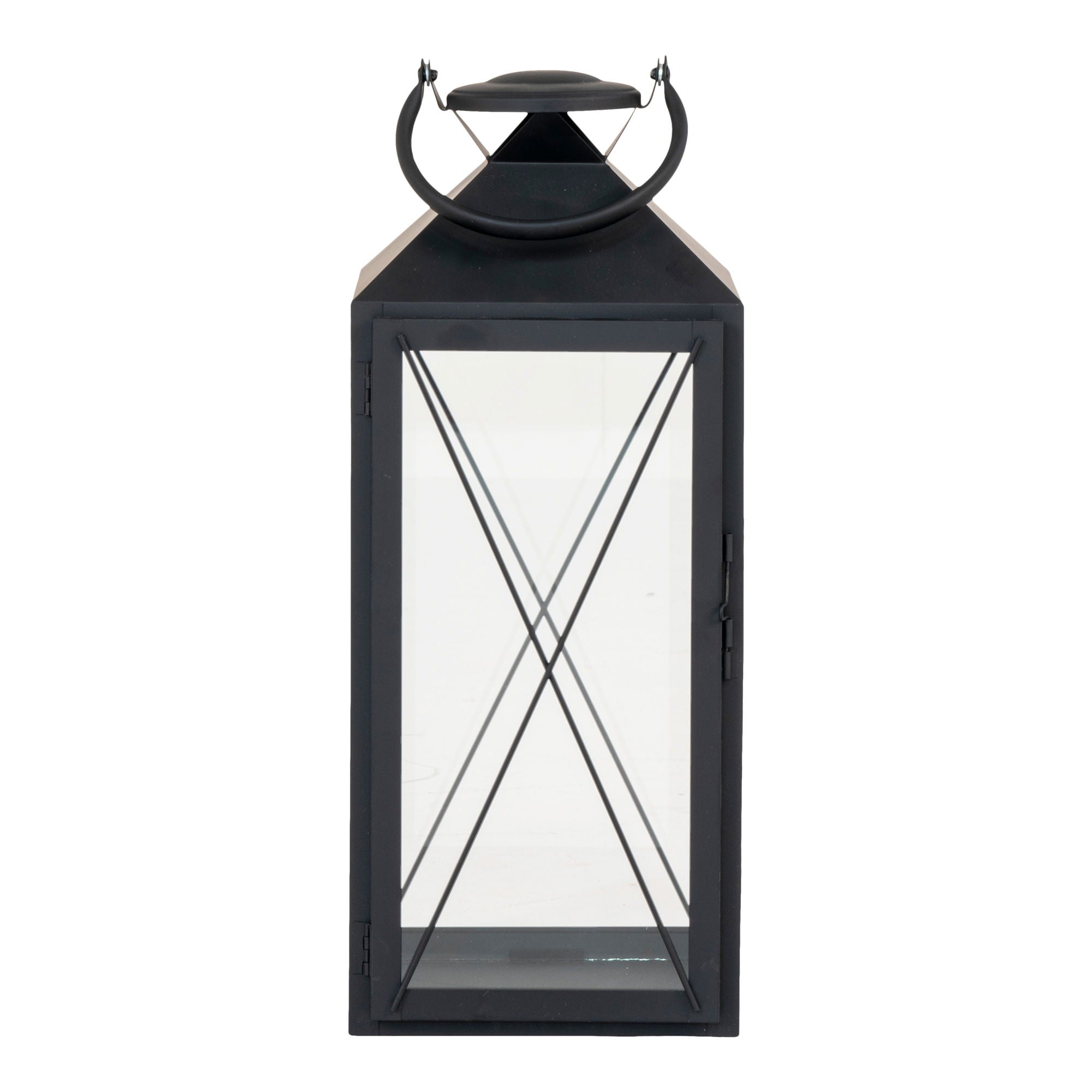 Casa Laternen – 2er-Set, Stahl & Glas, schwarz