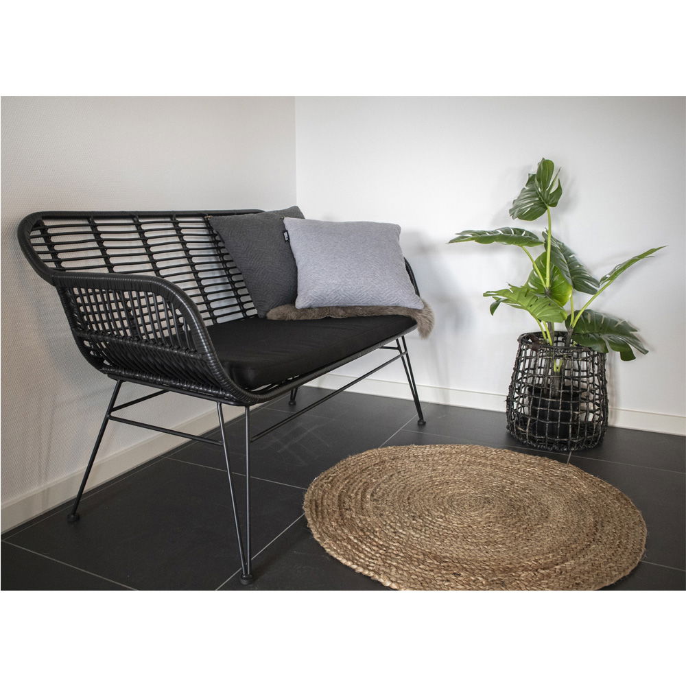 Trieste Sofa – 2-Sitzer in Polyrattan mit Kissen