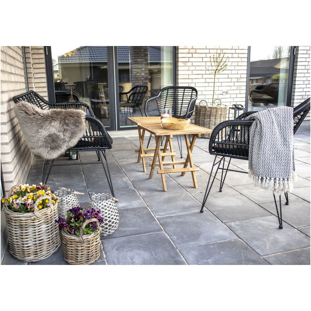 Trieste Sofa – 2-Sitzer in Polyrattan mit Kissen