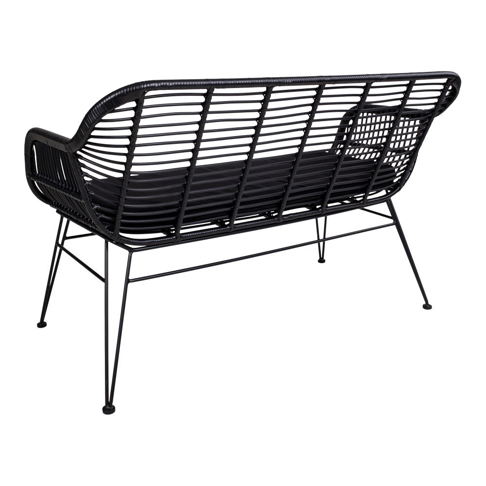 Trieste Sofa – 2-Sitzer in Polyrattan mit Kissen