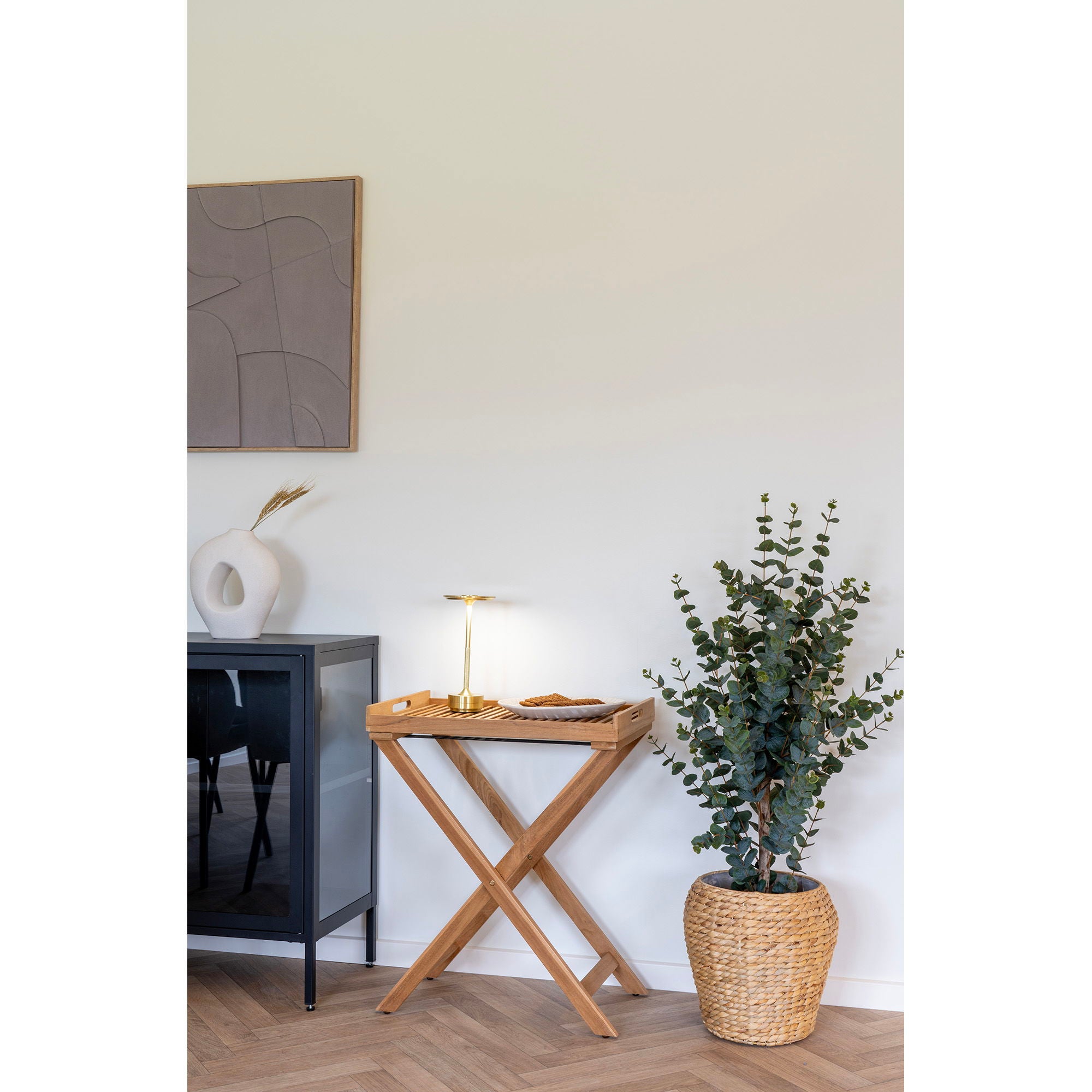 Ronda Tabletttisch – Teakholz, natur