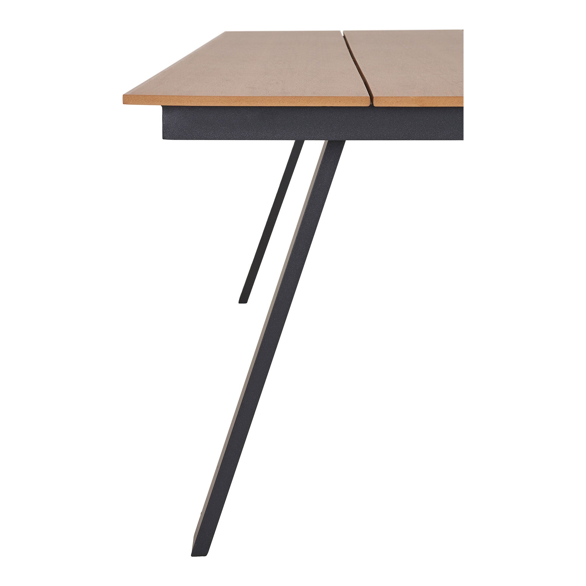 Toronto Esstisch – 220×100 cm, Nonwood (PE) & Aluminium, natur