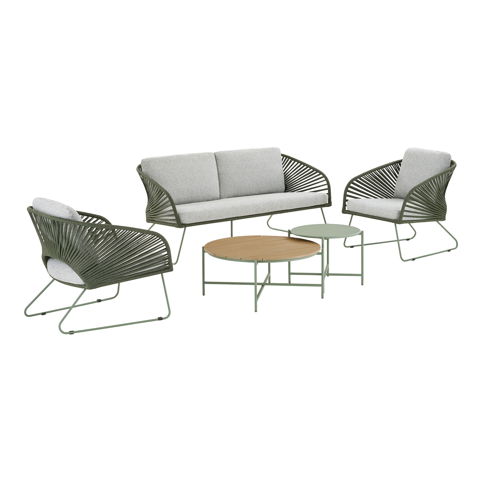 Novella – Lounge Set, Stahl, inkl. Kissen